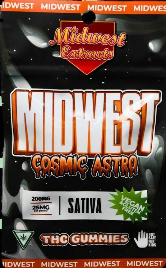 Midwest Extracts | Cosmic Astro | Gummies | 200mg | 8pk | 25mg/ea by Midwest Extracts