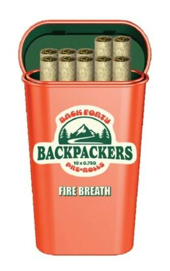 Back Forty | Fire Breath | Infused Joints | 0.75g each | 10pk