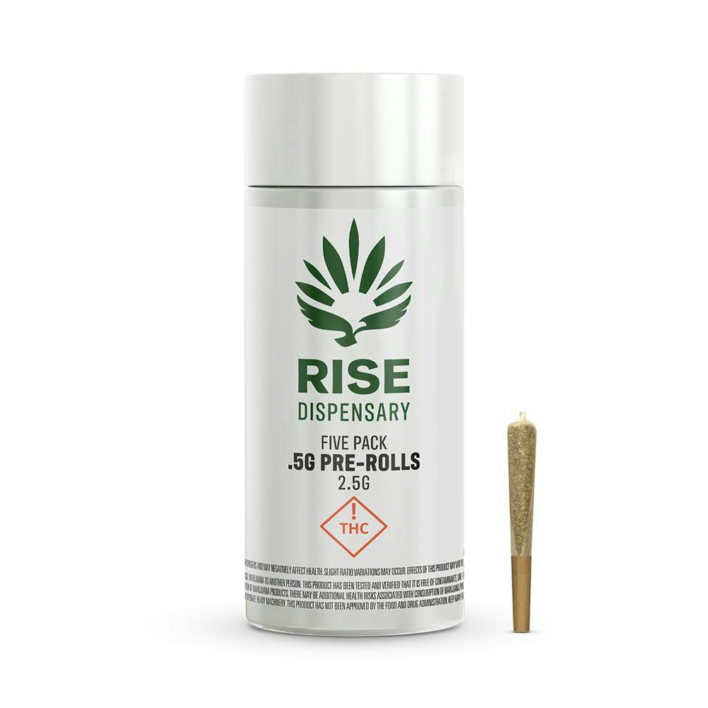 Rise | Black Afghan | Minis | 0.5g | 5pk by RISE