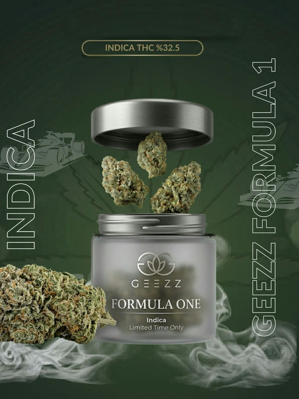 Geezz Formula One Indica THC 32.8%