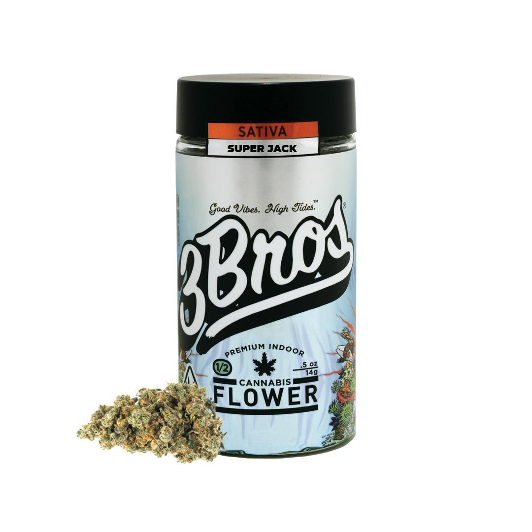 3 Bros | Indoor Flower | 14g | Super Jack | Sativa by 3 Bros Grow