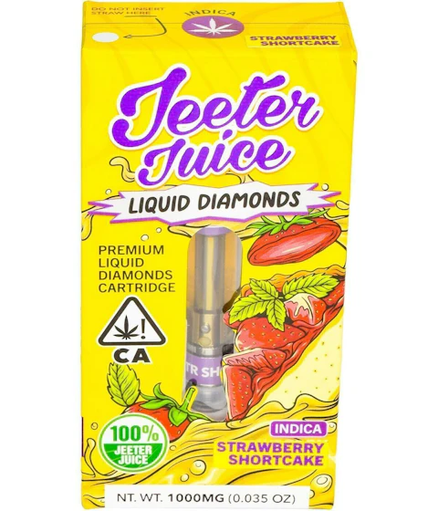 Jeeter strawberry shortcake · Cartridge · 1g, Cartridges