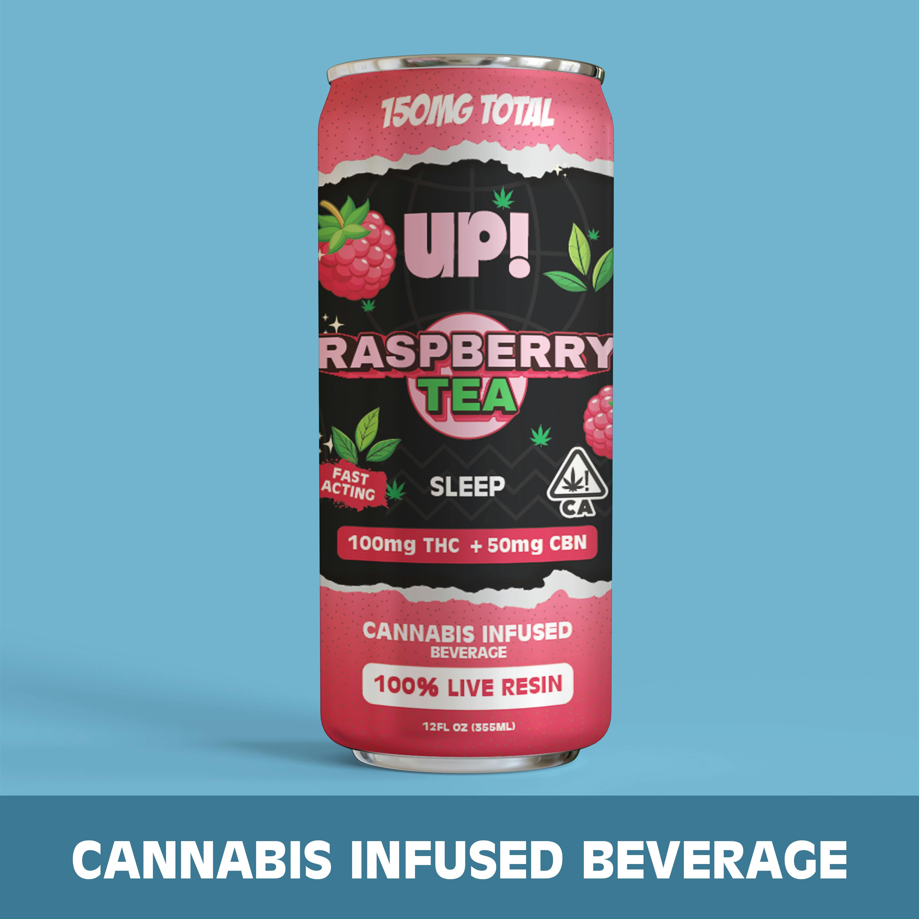 Raspberry (Indica) Live Resin Tea 100mg
