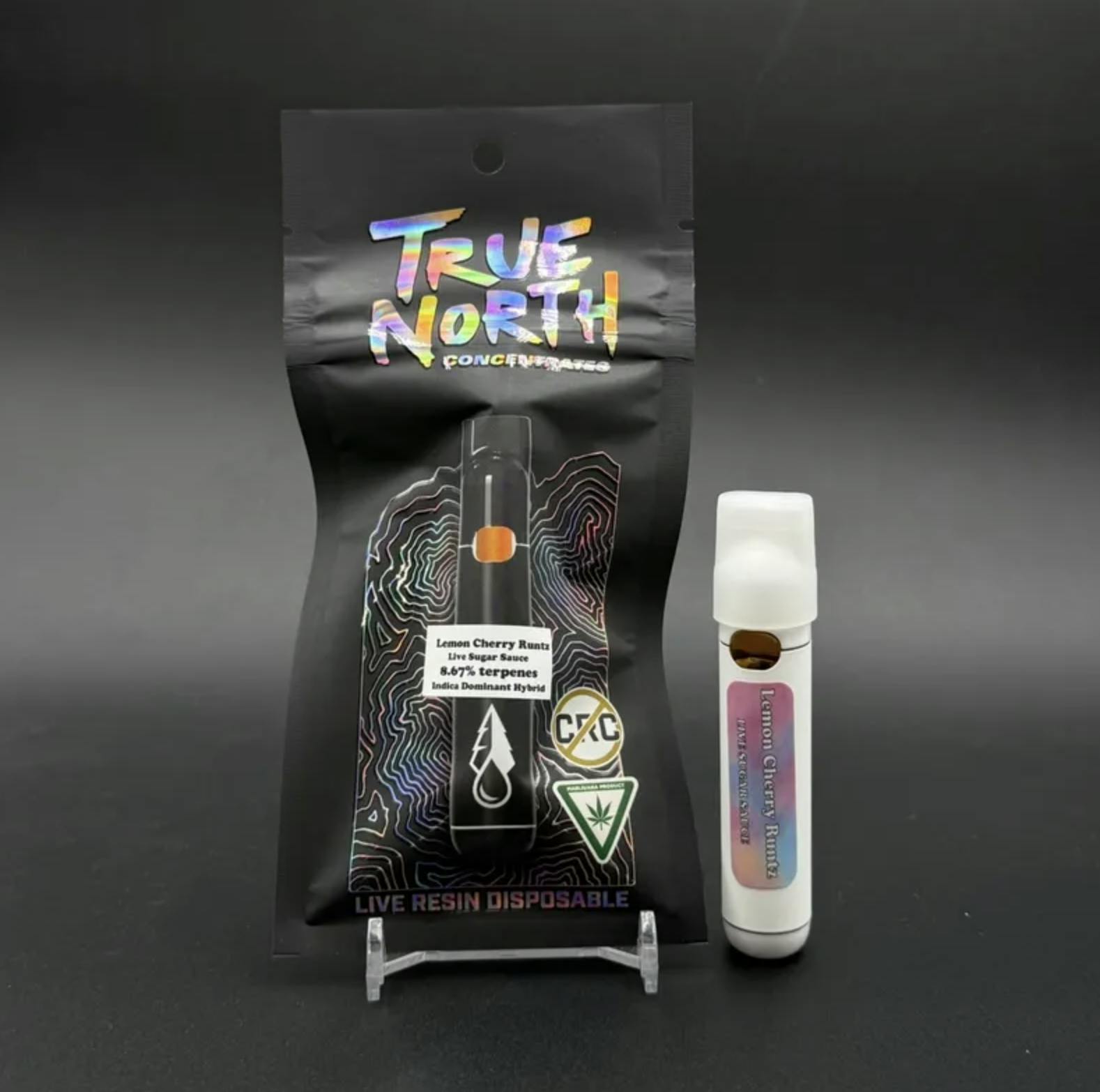 True North | Lemon Cherry Runtz | Live Sugar Sauce Disposable | 1g by True North Collective MI