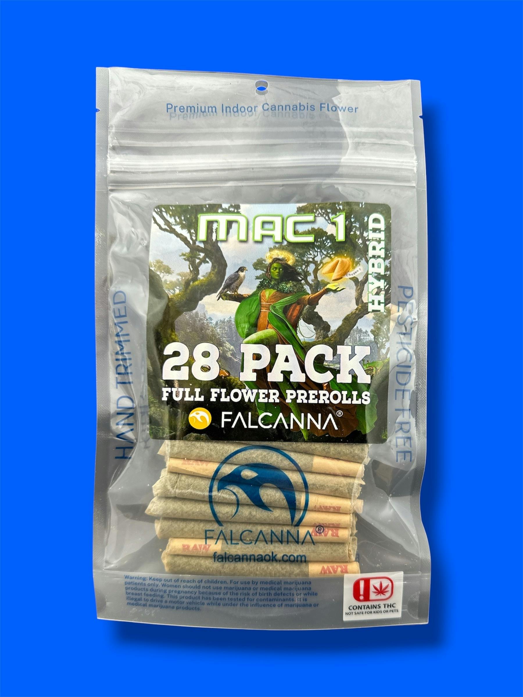 MAC 1 - Falcanna High Flyers 28g Pre-Roll Pack by Sooner Glue