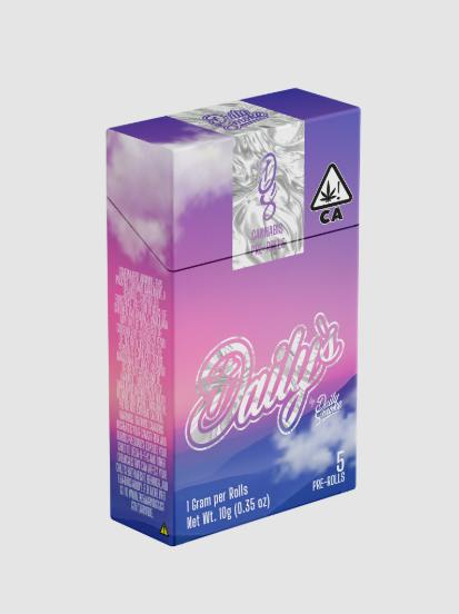 Daily Smokes | Tokyo Sunset | Joints | 1g each | 5pk