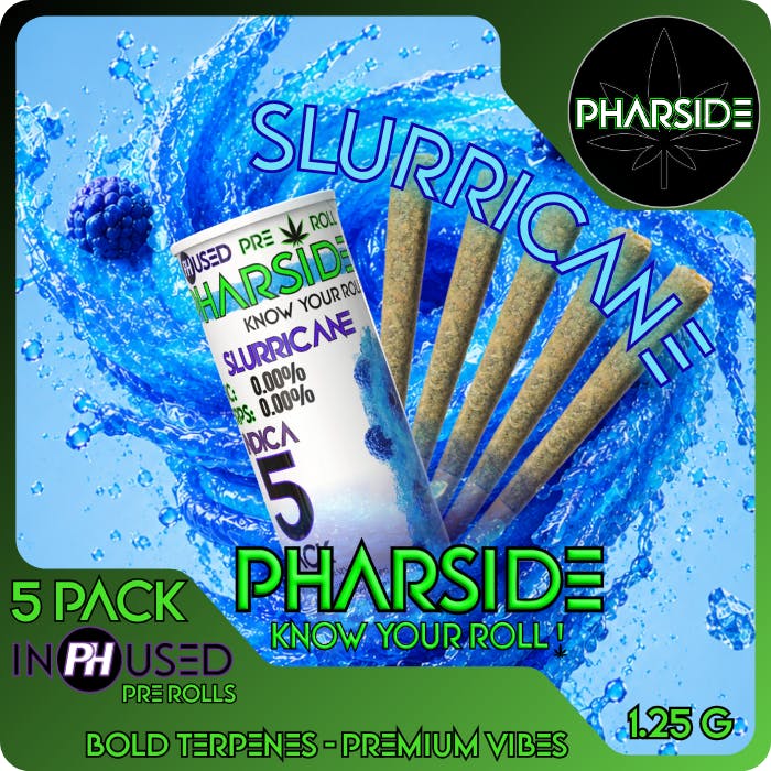 Pharside - Infused Pre-Roll 5 Pack- Slurricane 6.25g