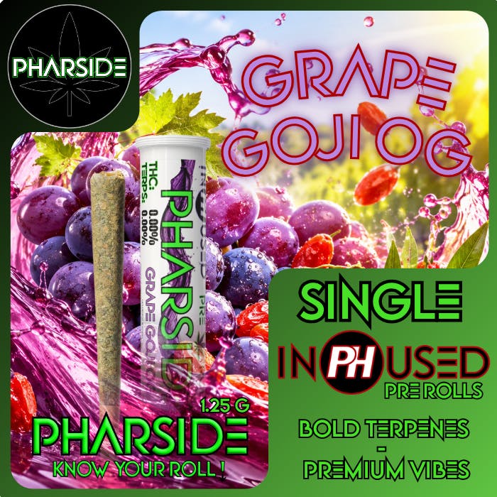 Pharside - Infused Pre-roll - Grape Goji 1.25g