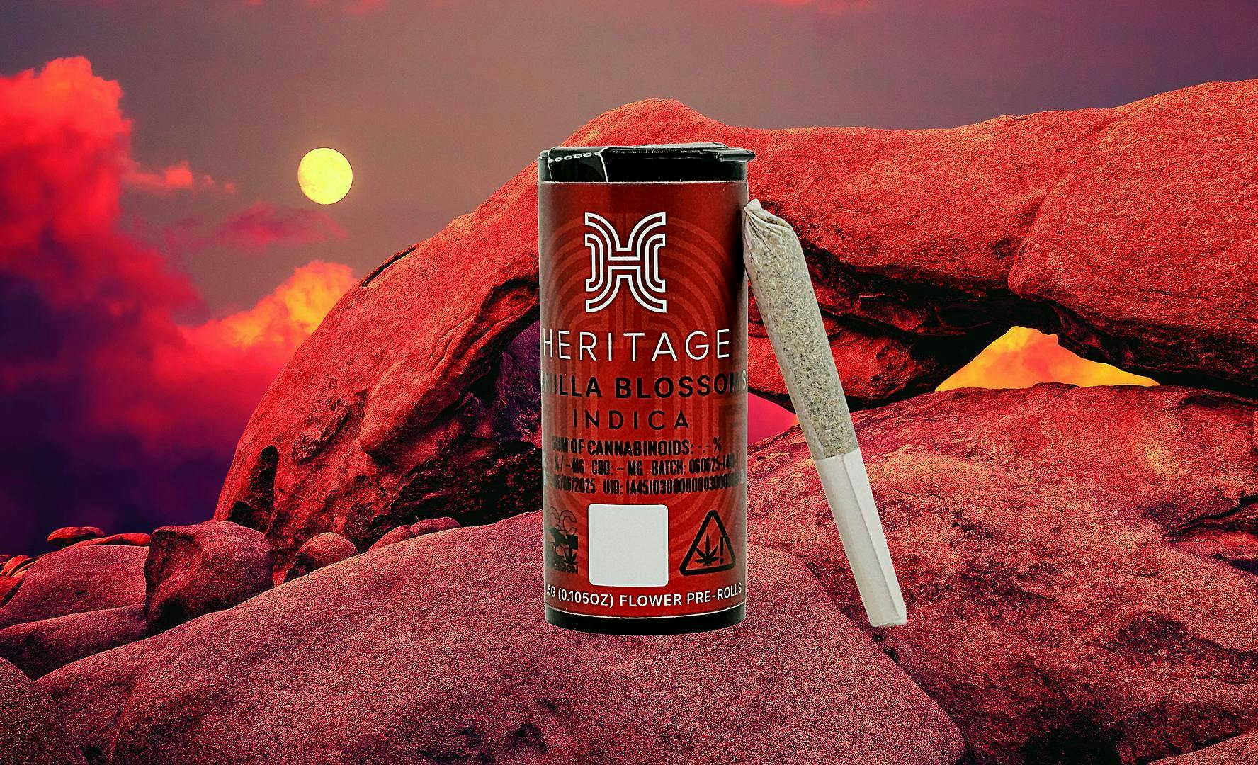 Heritage | Vanilla Blossoms | Joints | 0.5g | 6pk