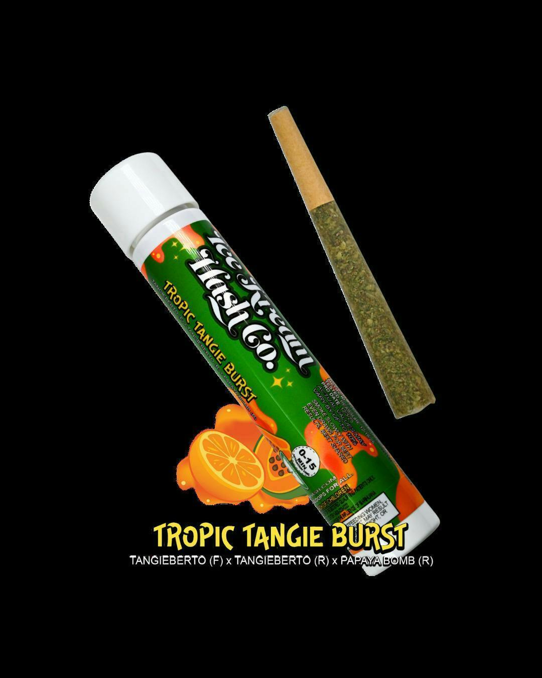 Tropic Tangie Burst | Rosin Infused Joint | 1g by Ice Kream Hash Co.
