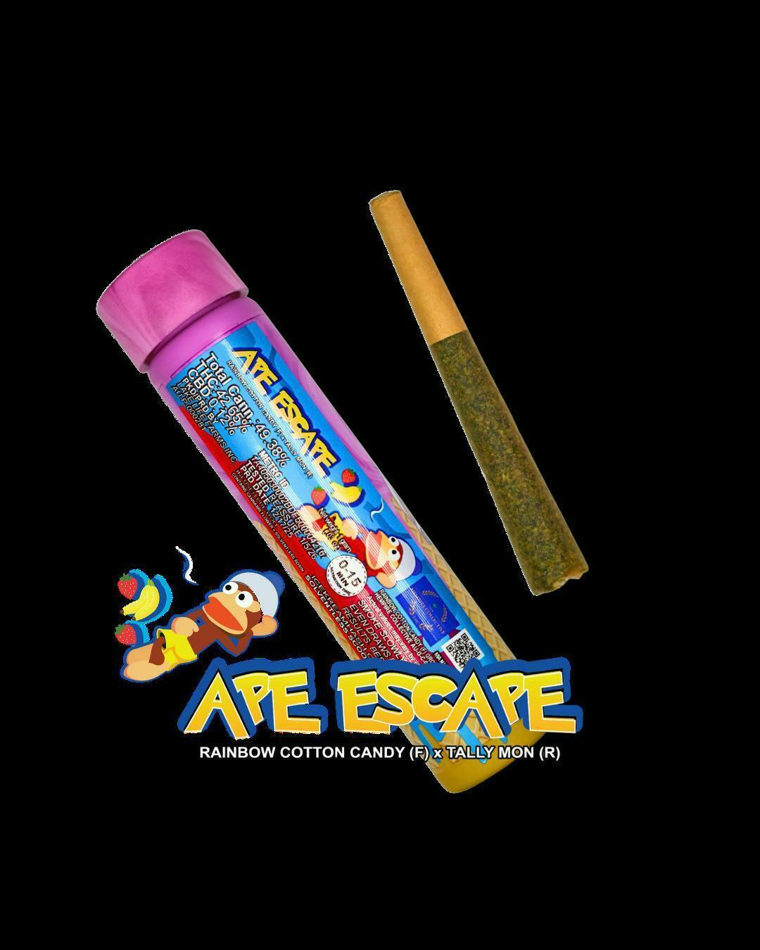 Ape Escape | Rosin Infused Joint | 1g by Ice Kream Hash Co.