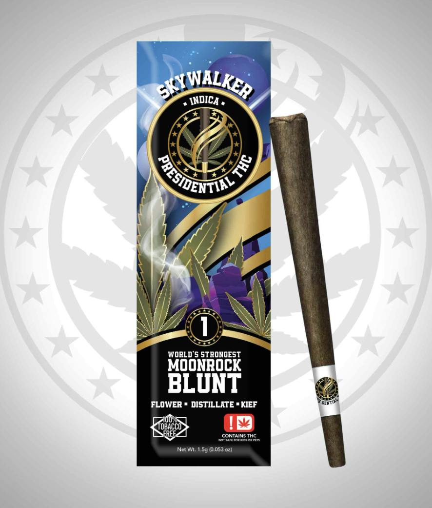 Skywalker | Moon Rock Infused Blunt | 1.5g by Presidential THC