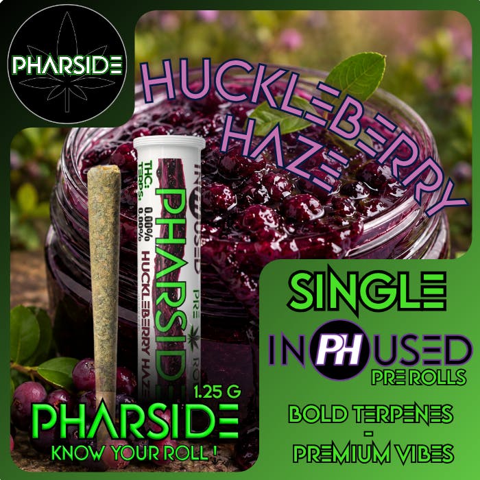 Pharside - Infused Pre-roll - Huckleberry Haze 1.25g