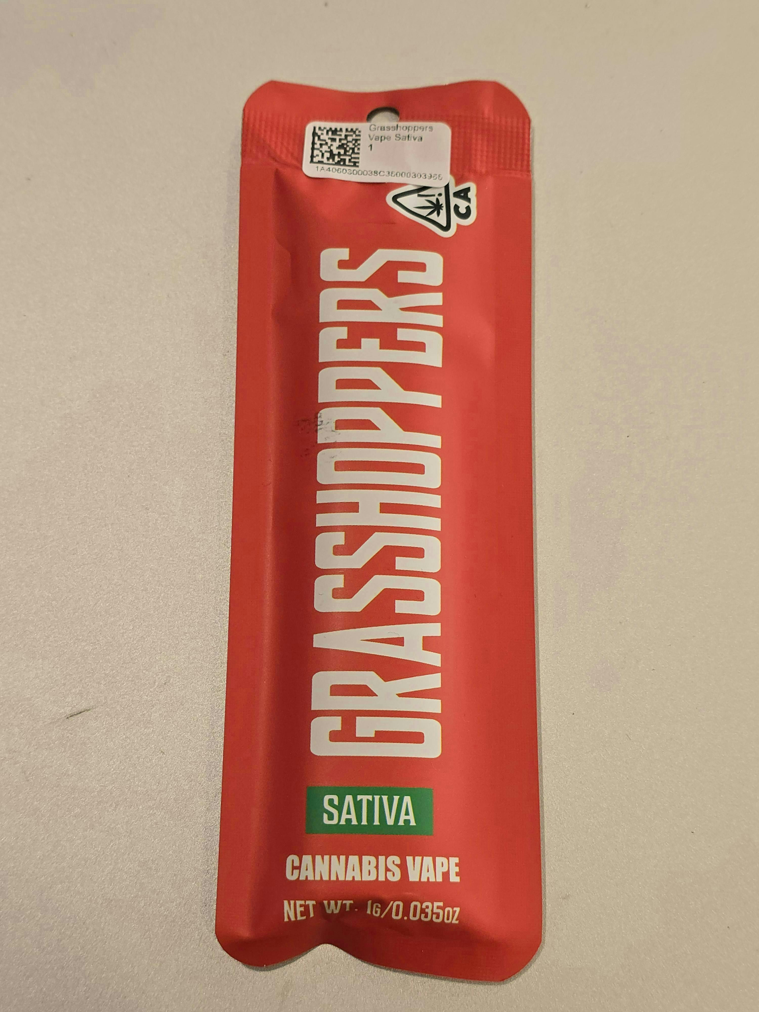 Grasshoppers | Sativa | Cartridge | 1g by Grasshoppers