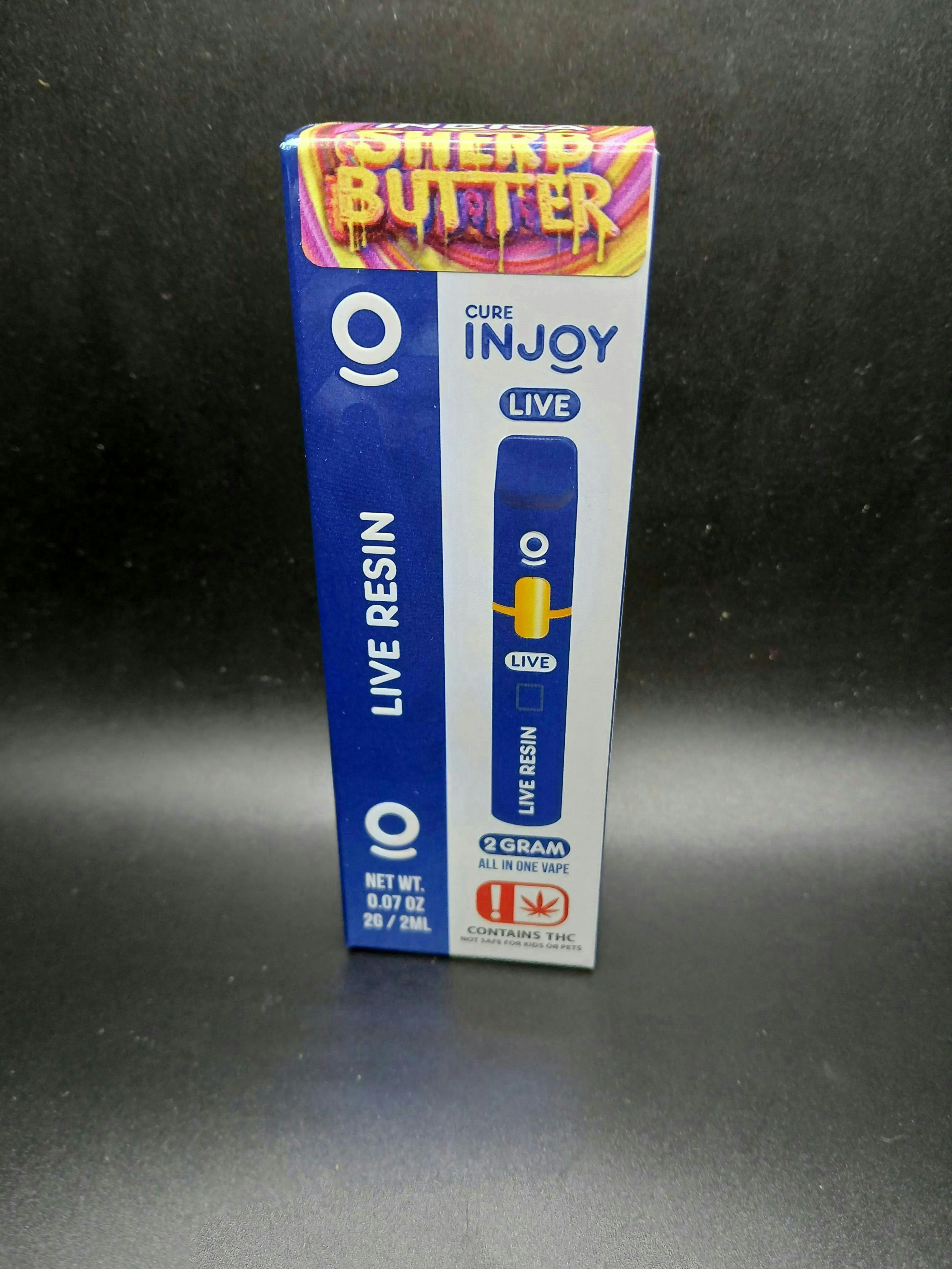 Cure Injoy | Sherb Butter | Live Resin Disposable | 2g - Cure Injoy