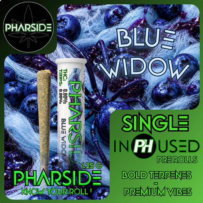Pharside - Infused Pre-roll - Blue Widow 1.25g