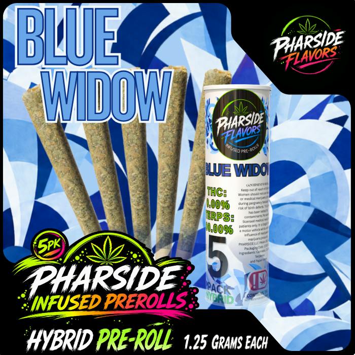 Pharside - Infused Pre-Roll 5 Pack- Blue Widow 6.25g