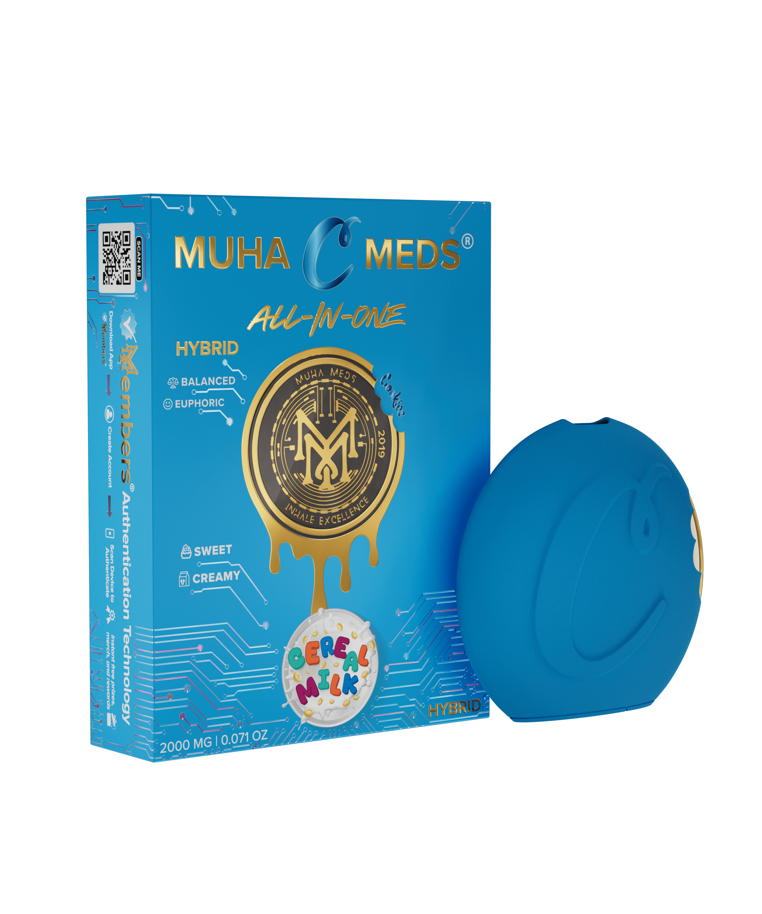 Cookies x Muha Meds | Cereal Milk | Disposable | 2g