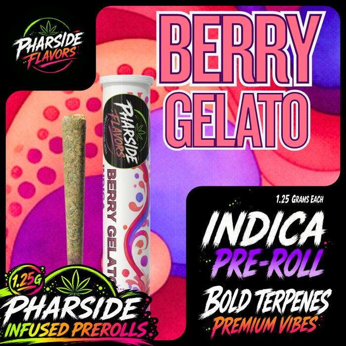 Pharside - Infused Pre-roll - Berry Gelato 1.25g