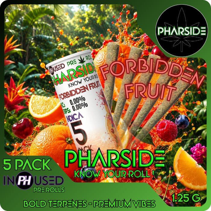 Pharside - Infused Pre-Roll 5 Pack- Forbidden Fruit 6.25g