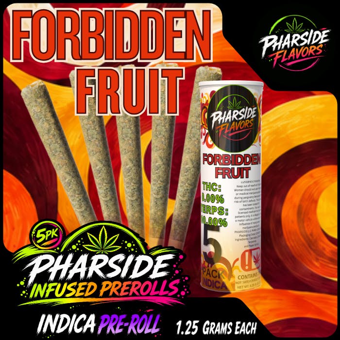 Pharside - Infused Pre-Roll 5 Pack- Forbidden Fruit 6.25g