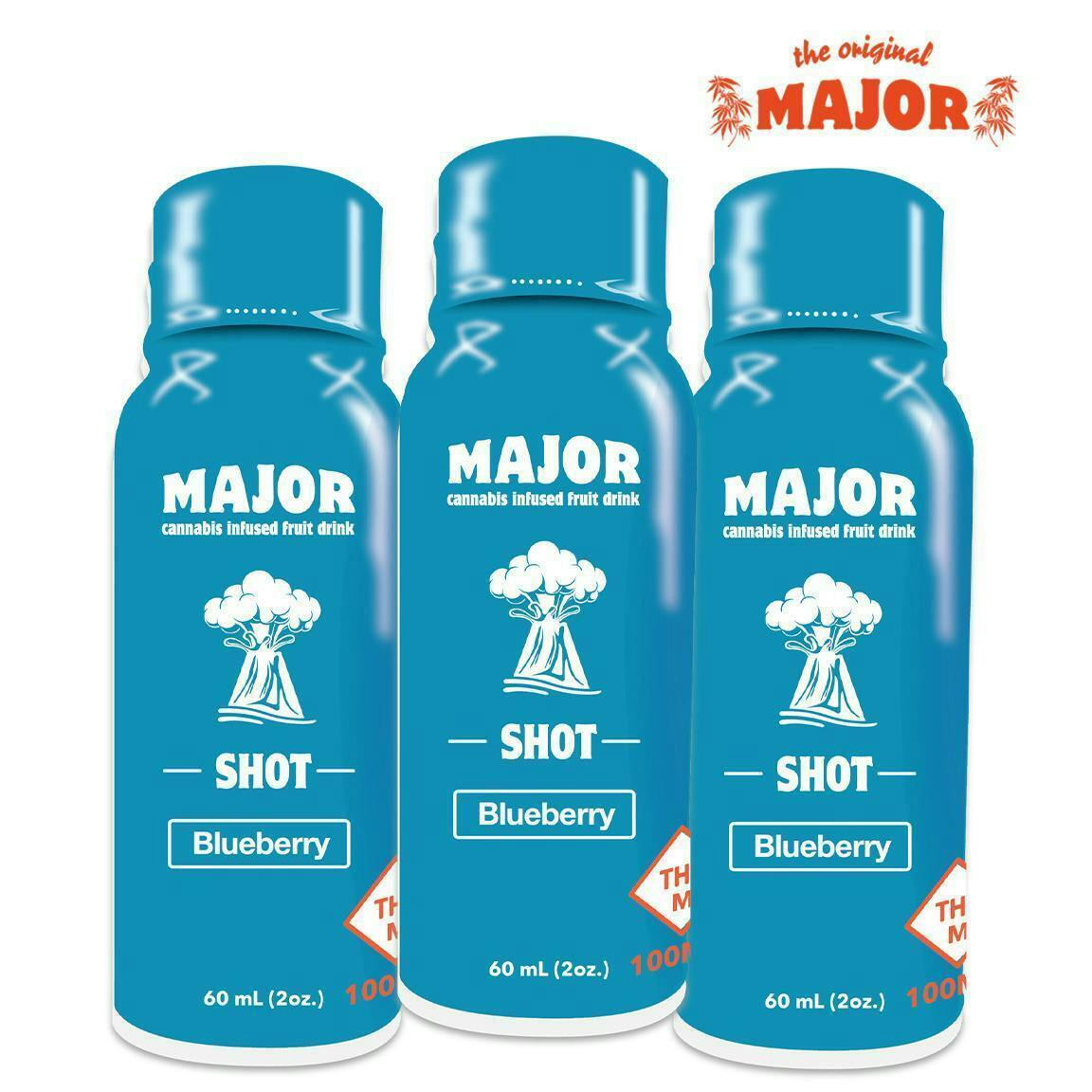 Major | Apple Peach Blueberry | Non-carbonated | 100mg | 2fl oz