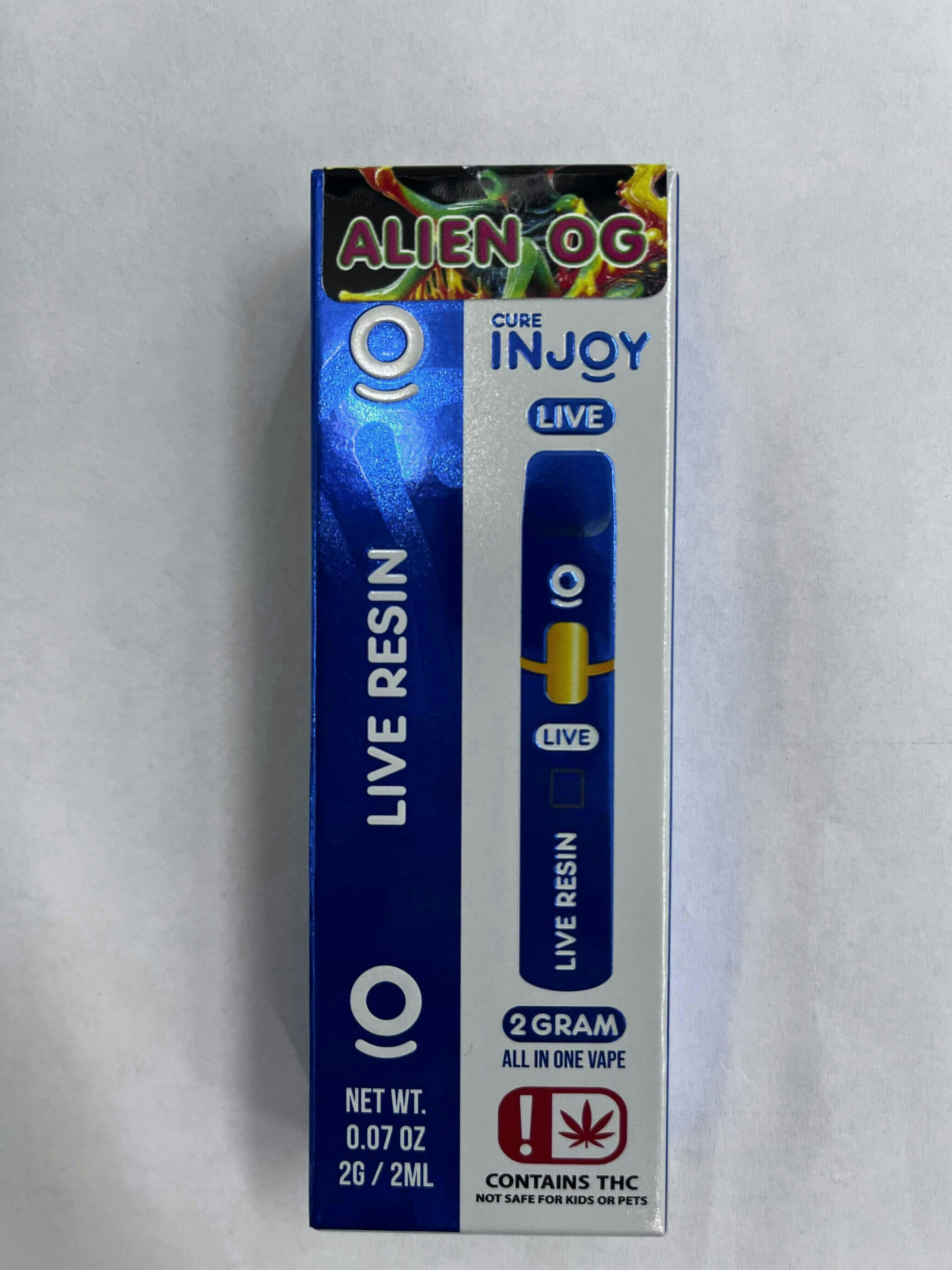 Cure Injoy | Alien OG | Live Resin Disposable | 2g - Cure Injoy