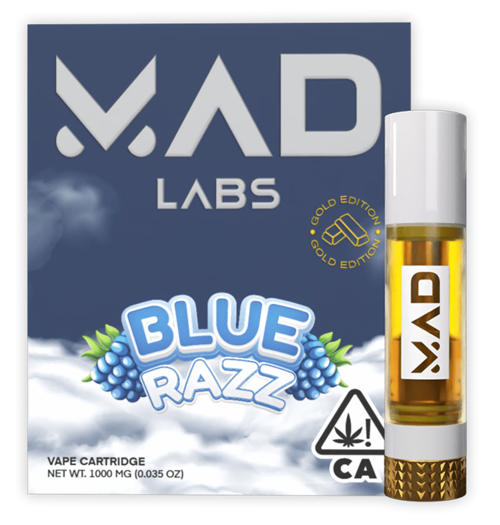 Mad Labs - Blue Razz - Vape Cartridge 1G