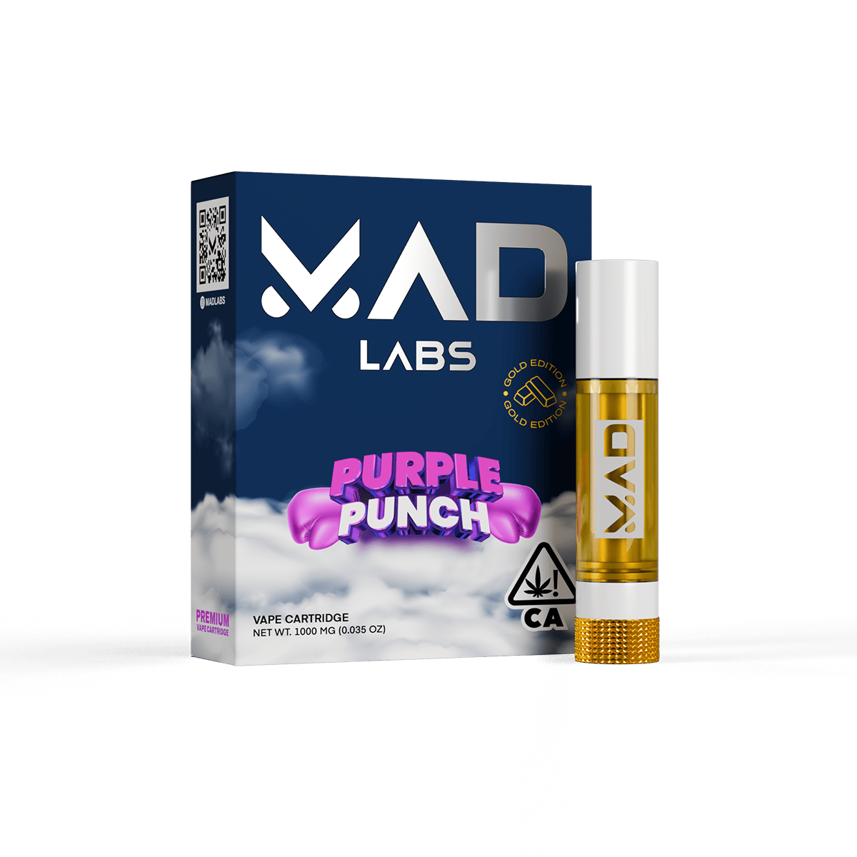 Mad Labs - Purple Punch - Vape Cartridge 1G