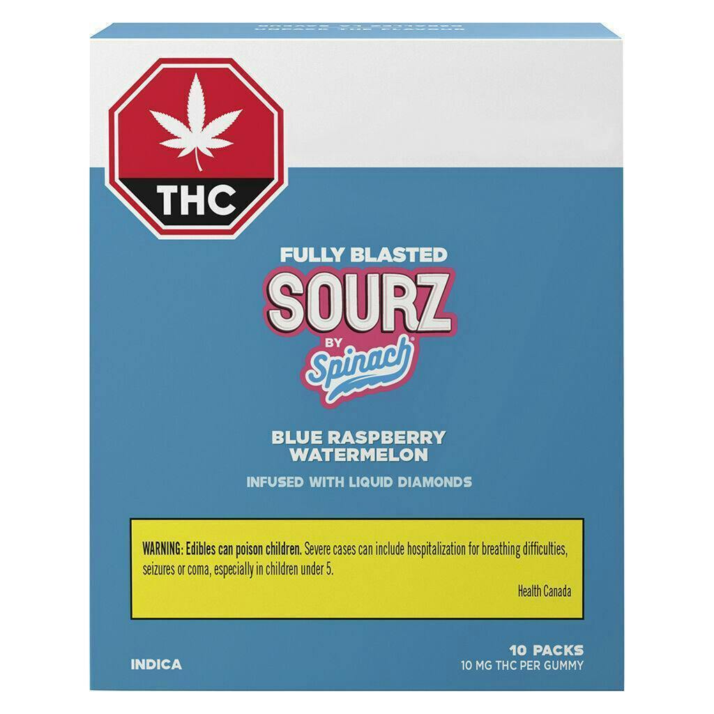Spinach | Blue Raspberry Watermelon Gummies | 100mg | 10ct | 10mg/ea