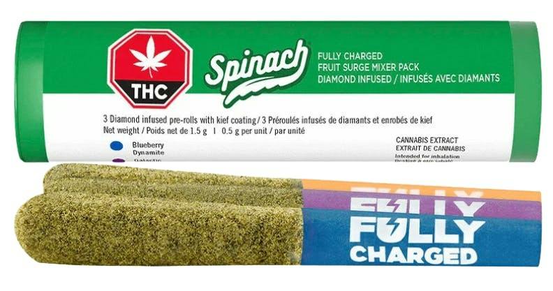 Spinach | Fruit Surge | Infused Minis | 0.5g ea | 3pk