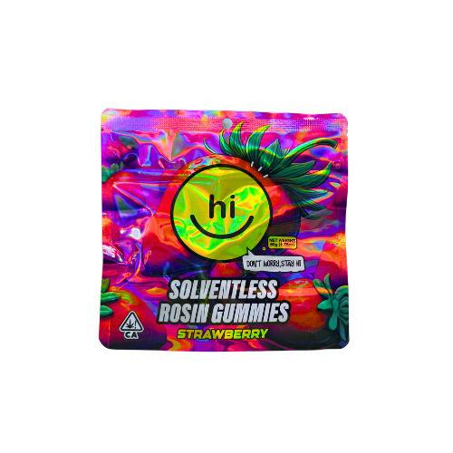 Hi Canna | Strawberry | Live Resin Gummies | 10pk | 10mg/ea