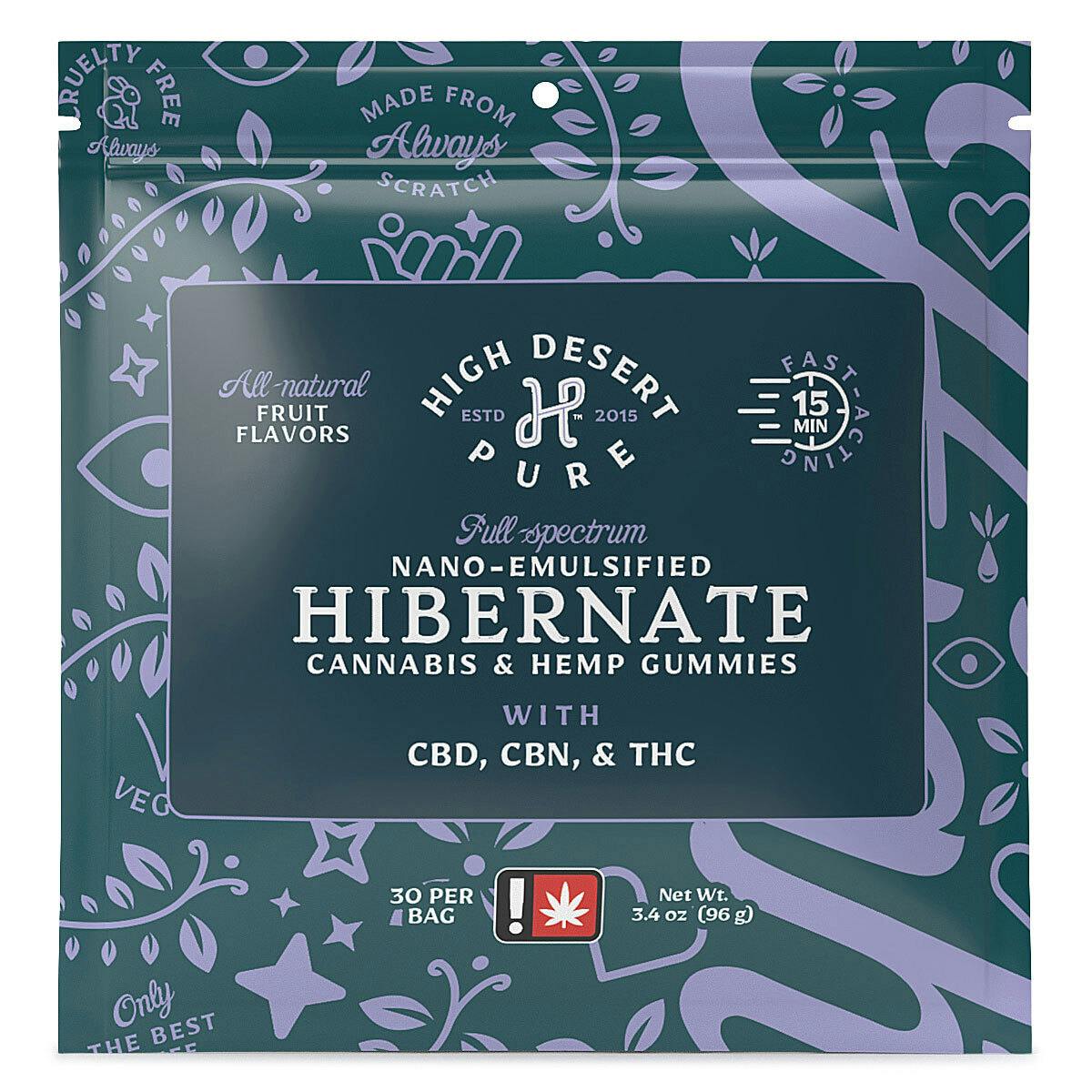 High Desert Pure | Hibernate 1:1:1 | Gummies | 2.76mg | 30pk