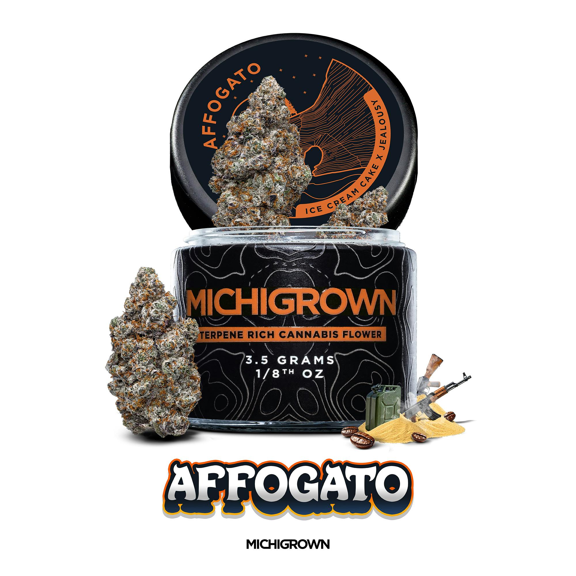 AFFOGATO - 3.5 GRAMS - PREMIUM FLOWER - JARS by MICHIGROWN