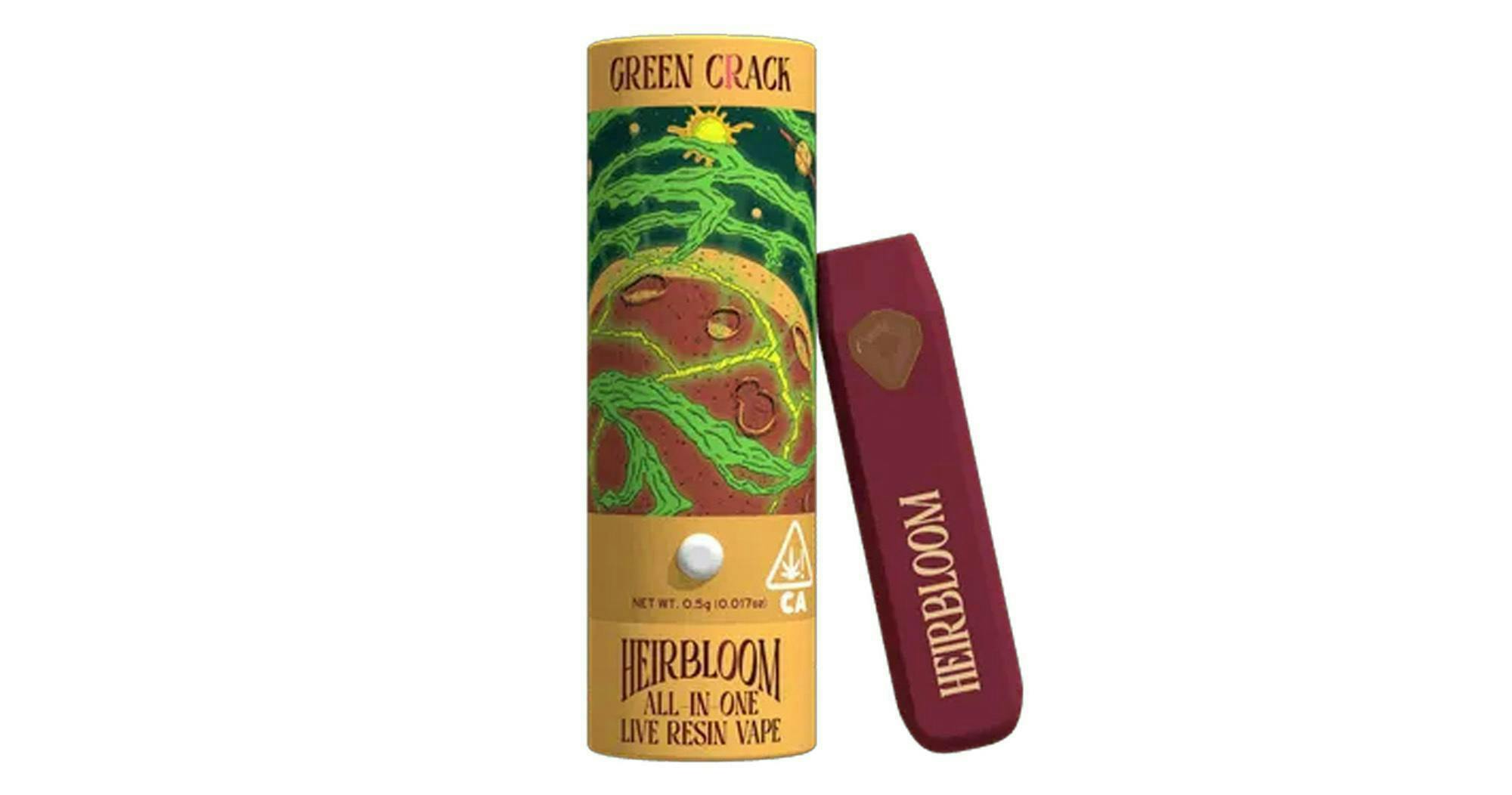 Heirbloom Legacy Flower Brand Disposable Vape Pens