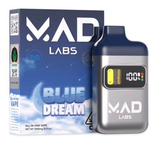Mad Labs | Blue Dream | Disposable | 2g by Mad Labs