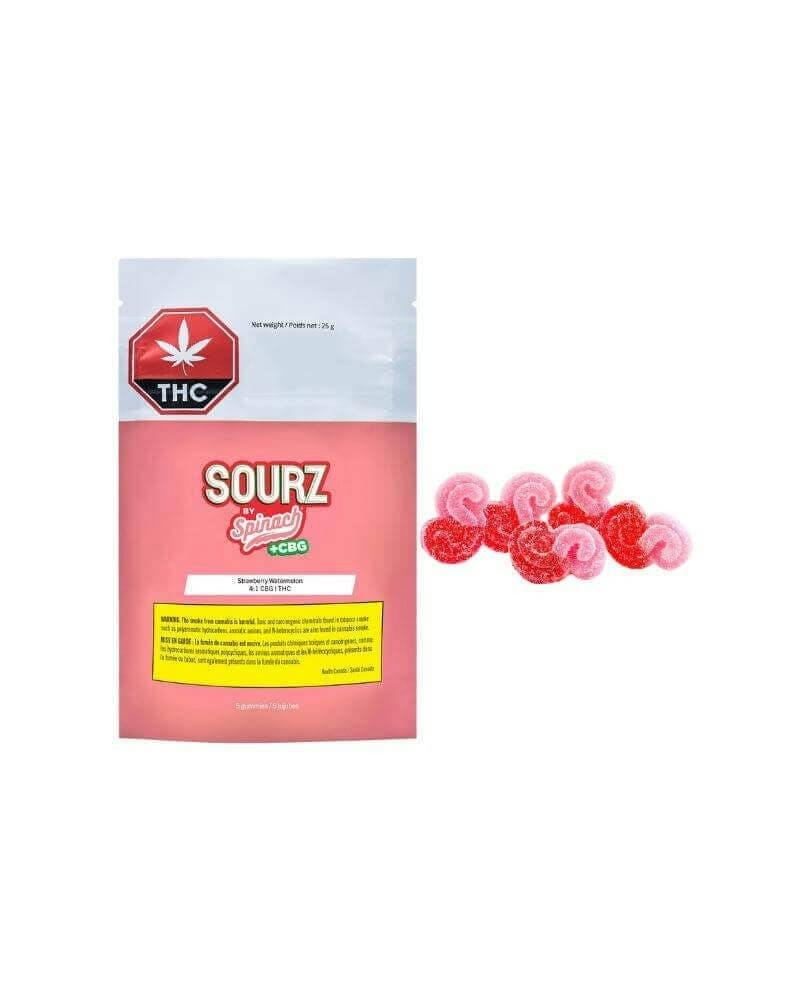 Spinach | Strawberry Watermelon Gummies | 10mg | 5ct | 2mg/ea