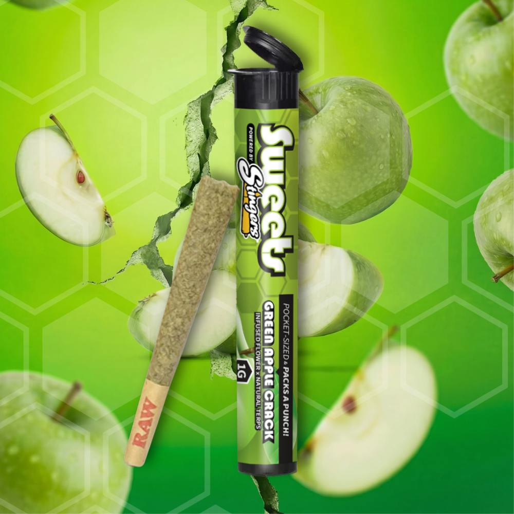 Green Apple Crack | Infused Joint | 1g at JDM Cannabis
