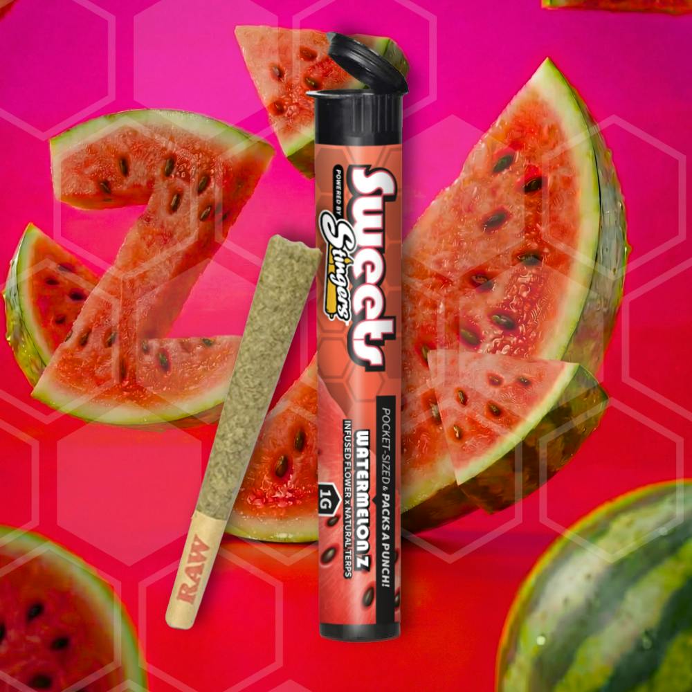Watermelon Z | Infused Joint | 1g by Stingers - Brand