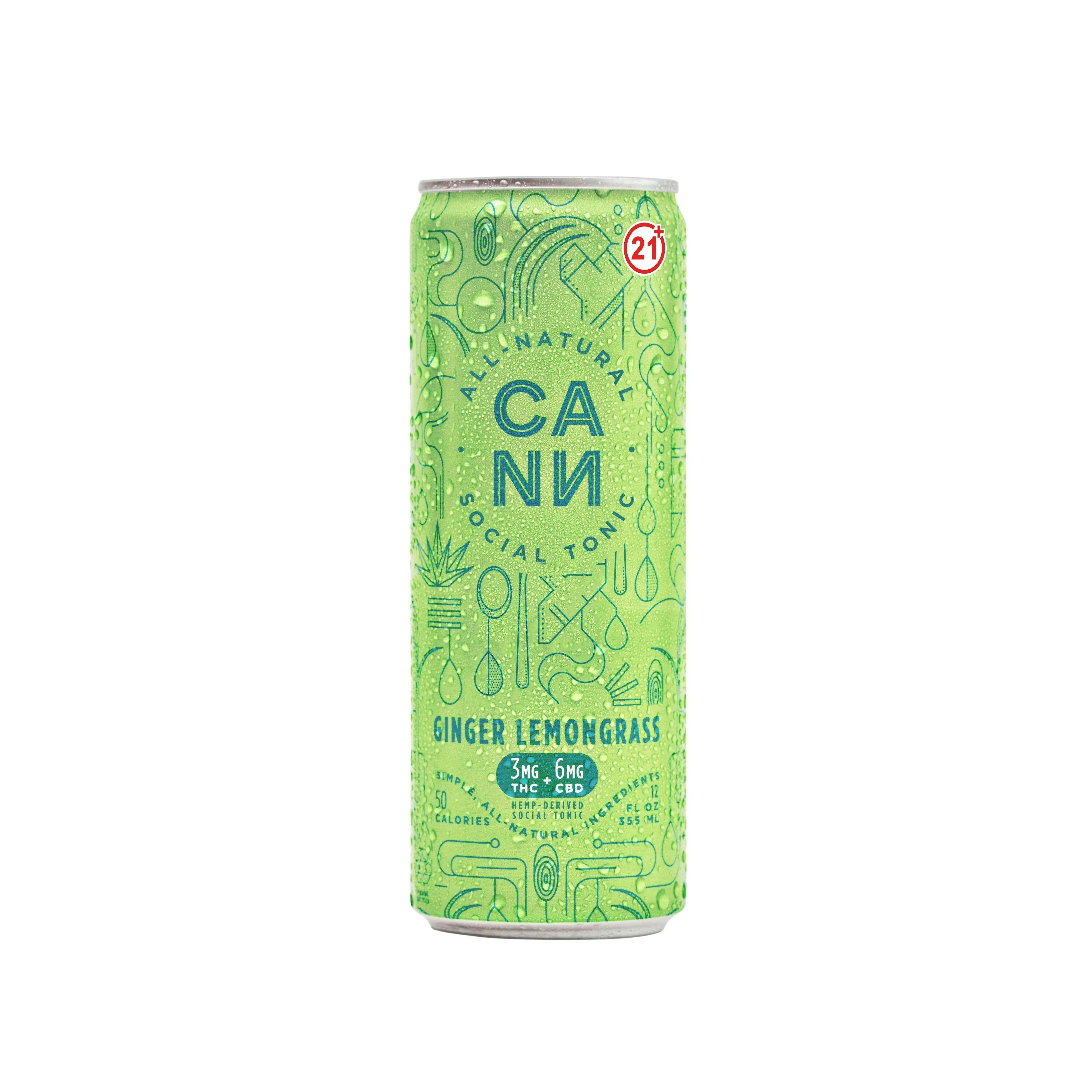 Ginger Lemongrass | Carbonated | 3mg | 12fl oz