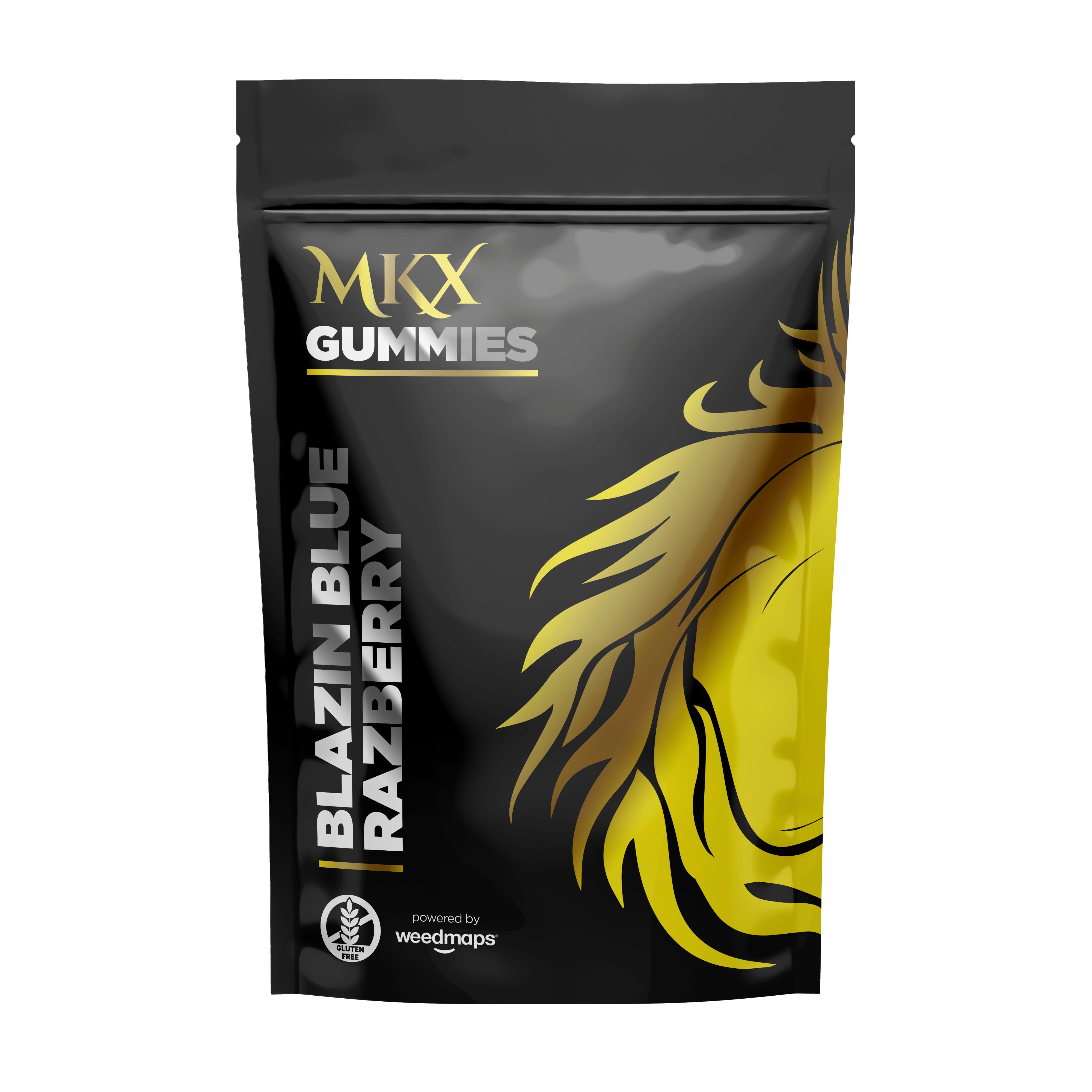 Blazin Blue Razberry Gummies | 100mg | 5ct | 20mg/ea