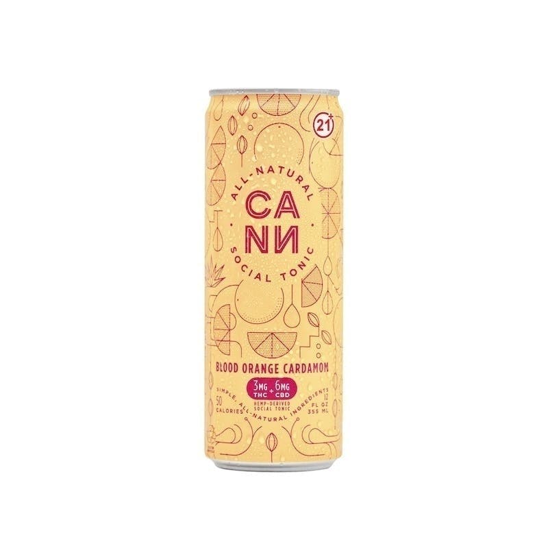 Blood Orange Cardamom | Carbonated | 3mg | 12fl oz