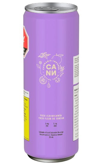 Yuzu Elderflower | Carbonated | 5mg | 355ml at Ramona Cannabis Company - Dispensary in Ramona