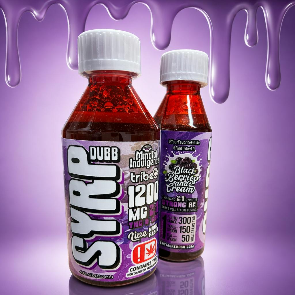 2:1 Dubb Syrp | Blackberries & Cream | Mix-in | 1200mg | 120ml