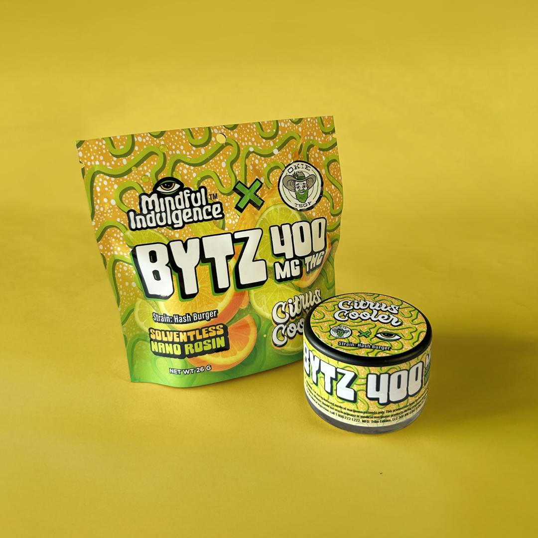 BYTZ - Citrus Cooler - Nano Rosin Gummies - 2 Pack - 400mg Total by Mindful Indulgence