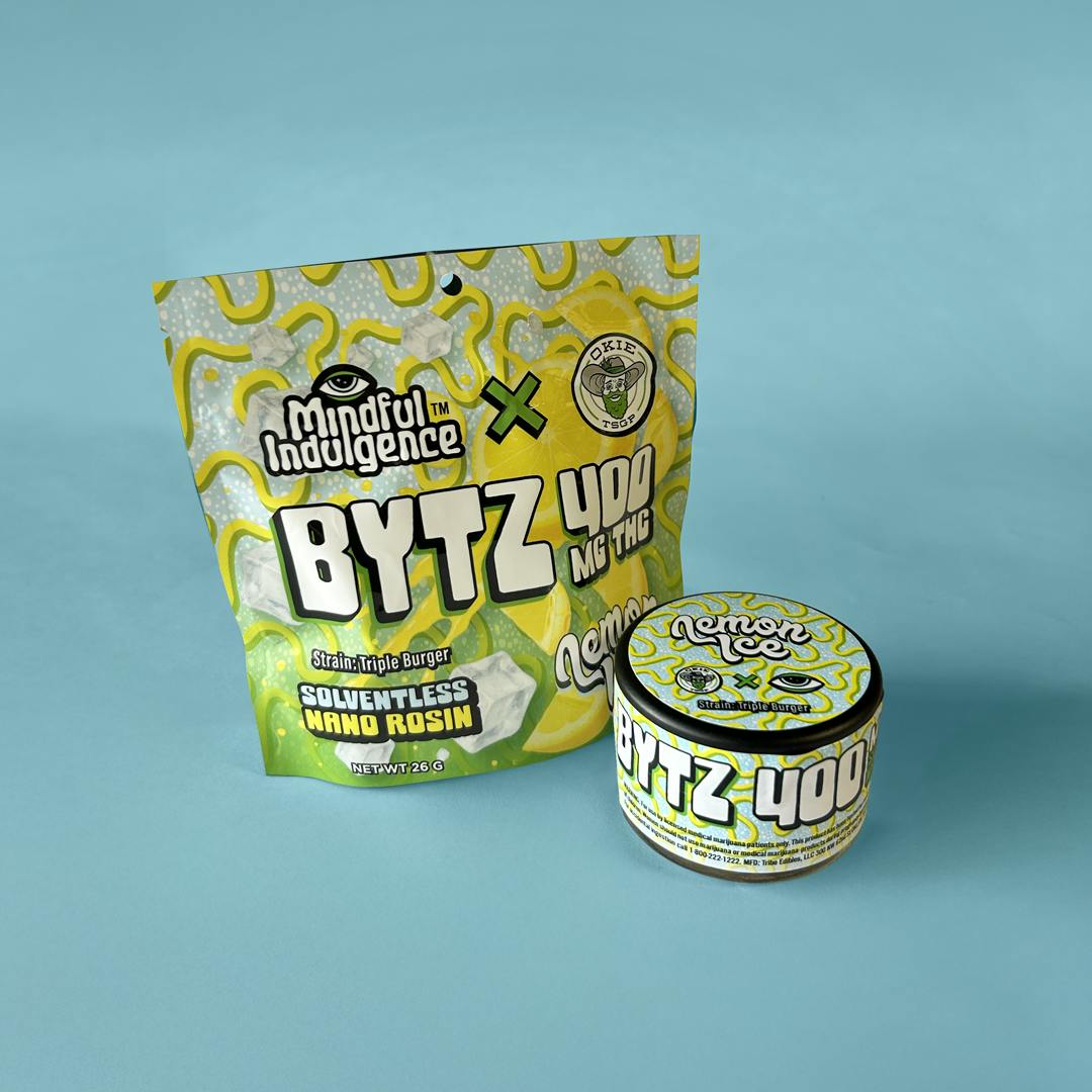 BYTZ - Lemon Ice - Nano Rosin Gummies - 2 Pack - 400mg Total by Mindful Indulgence
