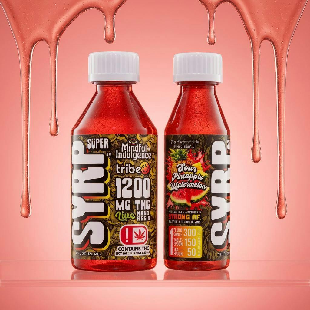 Süper Syrp | Sour Pineapple Watermelon | Mix-in | 1200mg | 120ml