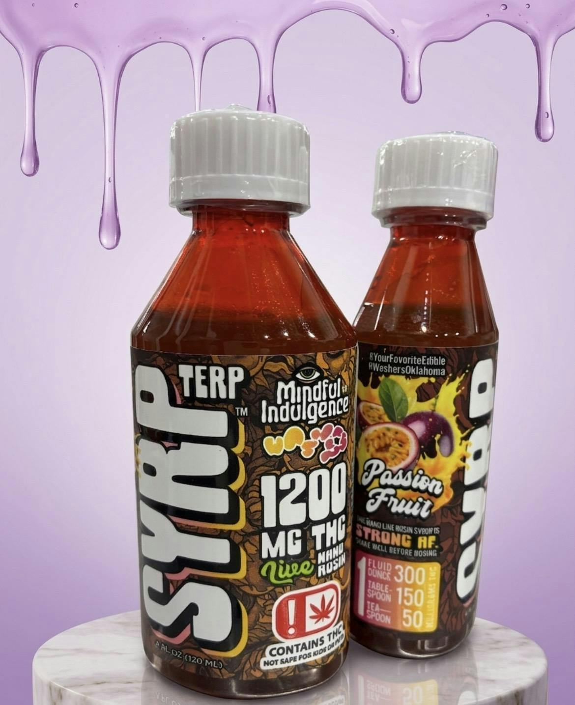 MI x Washers | Terp Syrp | Passion Fruit | Mix-in | 1200mg | 120ml