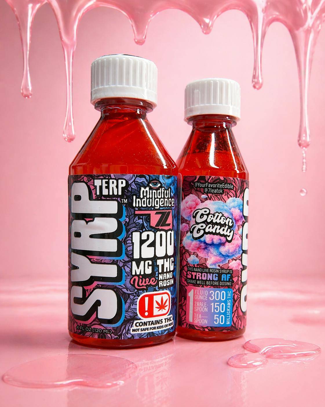 Terp Syrp – Nano Live Hash Rosin - Cotton Candy - 1200mg
