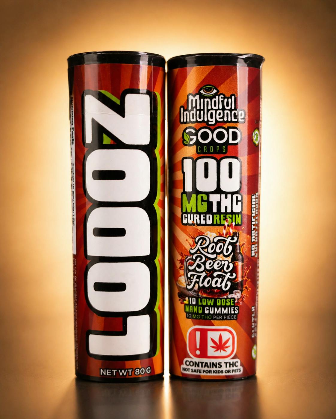 LoDoz - Root Beer Float - Nano Resin Gummies - 10mg each - 100mg total